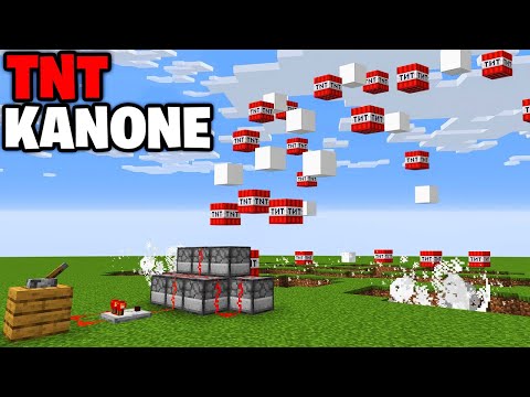3 Minecraft TNT Kanonen bauen Tutorial - TNT Kanone bauen in Minecraft 1.21