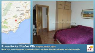 preview picture of video '3 dormitorios 2 baños Villa se Vende en Zurgena, Almeria, Spain'