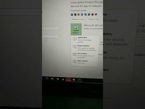 How to Update Microsoft Excel #short#viral