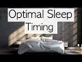 Sleep Optimal Sleep Timing