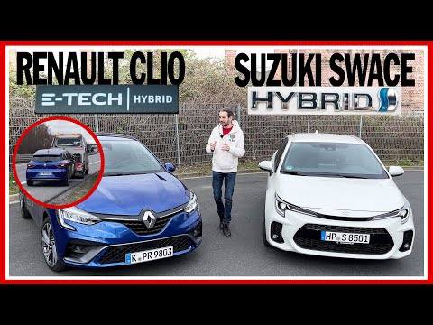 Vollhybride im Vergleich: Renault Clio E-Tech 140 vs. Suzuki Swace - Renault zu kompliziert?