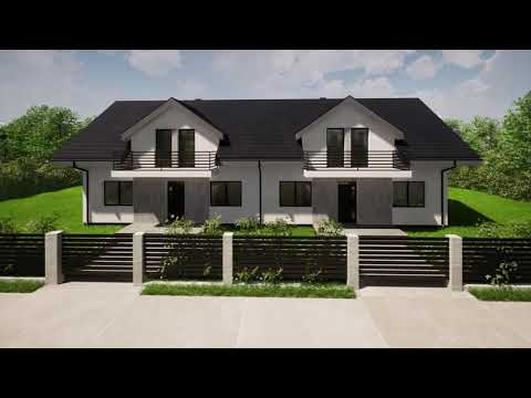 Dom jednorodzinny dwulokalowy propozycje elewacji