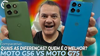 Moto G56 vs Moto G75 | Geração Nova ou Geração Antiga Mais Top? Comparativo