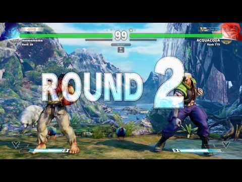 SFV~ Ryu (MCZ Daigo Umehara) vs. Nash (ACQUACQUA) HD 12
