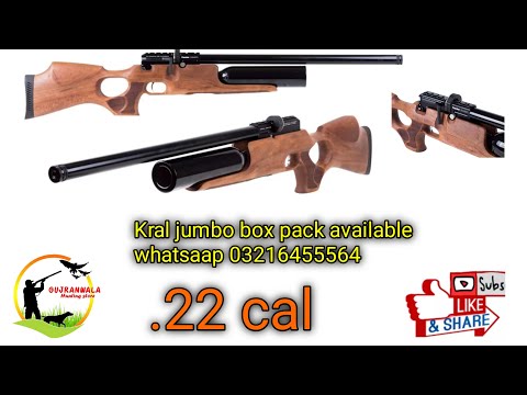 kral puncher jumbo .22 cal#kral pcp airgun