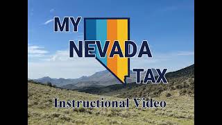 My Nevada Tax - File a Return