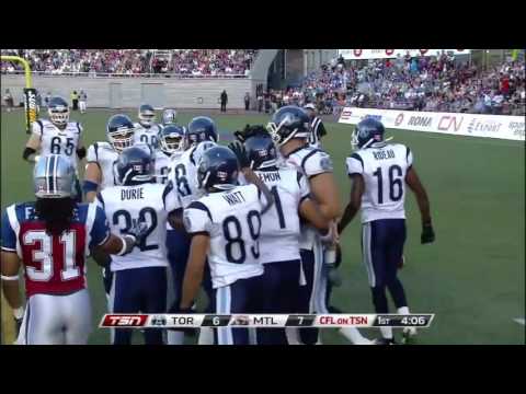 2011-07-15 Toronto Argonauts vs Montreal Alouettes highlights