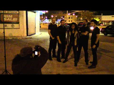 Leo messing around during a "serious" photoshoot :-)