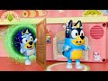Bluey Built A Secret Room To Hide From Dad Pretend Play With Bluey Toys