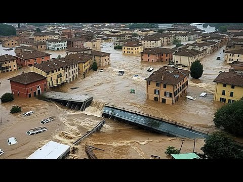 Extreme weather hits Italy!! Gorizia is devastated by flood and landslide
