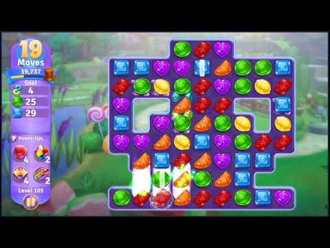Wonka's World of Candy Level 105 - NO BOOSTERS + FULL STORY 🍫 | SKILLGAMING ✔️