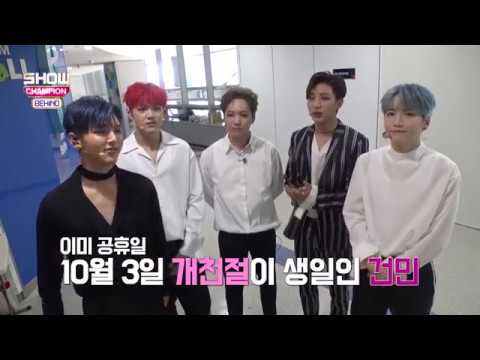 [170531] Behind Show Champion | B.I.G와 SF9의 공휴일은?