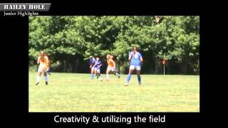 2014 Hailey Hole - Soccer Junior Highlights