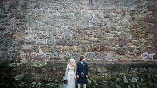 preview picture of video 'Comlongon Castle Wedding Photography // Danielle & Stewart'