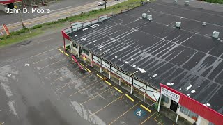 Drone Video: Storm damage in Pennington Gap, VA