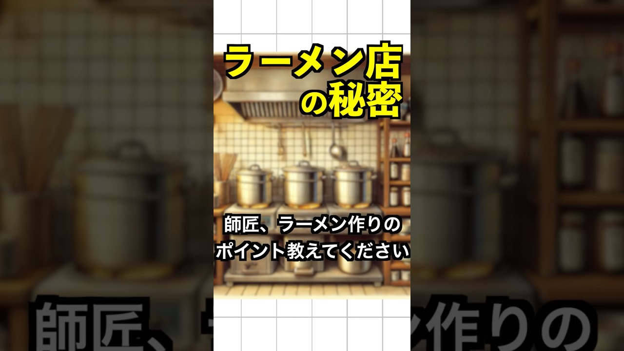 数学的なヒミツがあるラーメン店