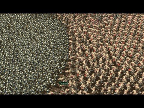 1000 KNIGHTS vs 1200 ABOMINATIONS - WarCraft 3 MOD