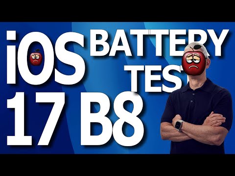 iOS 17 Beta 8 / Public Beta 6 :  Battery Performance Test.