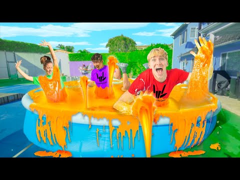 LAST TO LEAVE SLIME POOL WINS!!