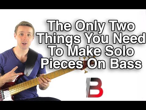 How To Make Solo Bass Pieces By Using Just Two Essential Elements