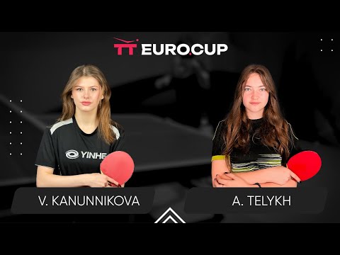 12:25 Vasylysa Kanunnikova - Anastasiia Telykh 04.02.2024 TT Euro.Cup Women Ukraine Master. TABLE 3