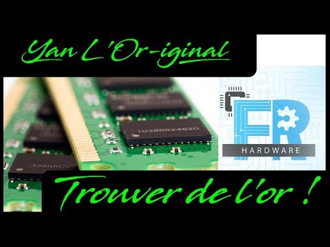 Récupération de l'or dans les composants informatique Ft French Hardware
