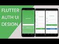 Flutter Auth UI Speed Code Flutter Design