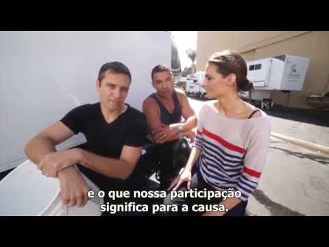 Stana Katic, Seamus Dever, Jon Huertas - Ice Bucket Challenge - Legendado