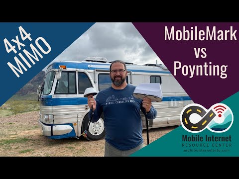In Testing: 4x4 MIMO Antennas - Poynting MIMO-3-V2 vs MobileMark LTM All-in-one