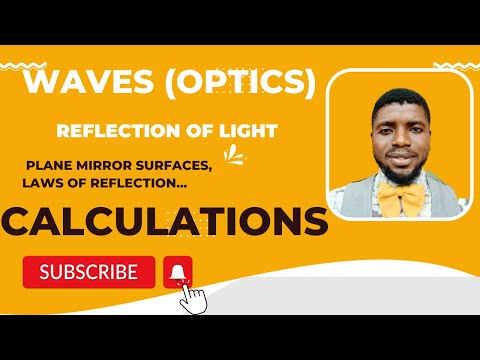 REFLECTION OF LIGHT WAVES AT PLANE MIRROR 🪞  SURFACES: Laws Of Reflection |Physics With Ben
