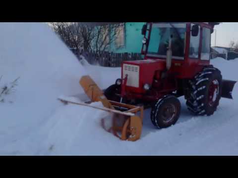 Т-25 с снегоротором 2
