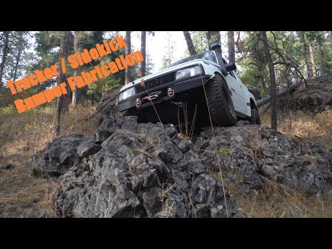 E12- Front Bumper Fabrication Start to Finish on our Budget 4x4 Geo Tracker Project, Mile Marker