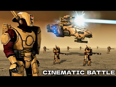 TAU EMPIRE vs Death Korps of Krieg - Men of War: Warhammer 40k Mod (4K)