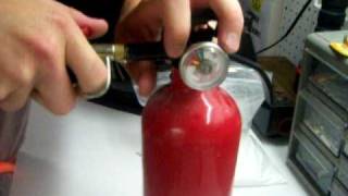 how to refill a fire extinguisher