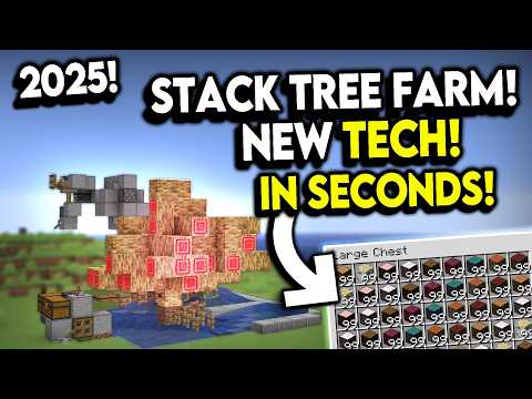 15,000 Logs in 5 Minutes! Insane All Wood Farm for Minecraft 1.21+