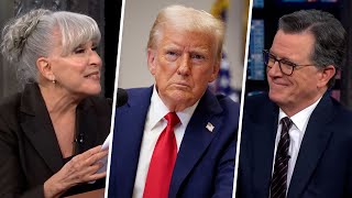 Bette Midler Roasts Donald Trump While Serenading Stephen Colbert