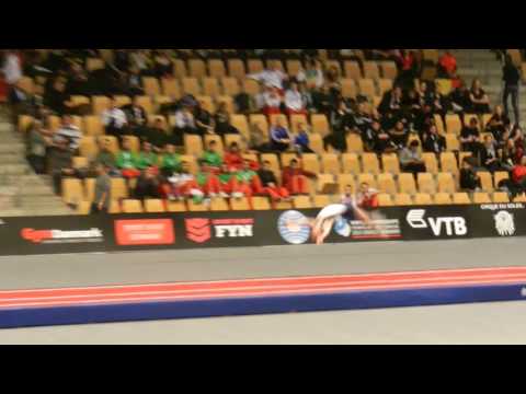 AUS Jack Hemmings 2nd pass Prelims 17 18 Mens Tumbling 2015 World Age Group Competition Denmark