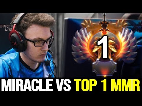 MIRACLE vs TOP-1 MMR - Beautiful Teamwork Epic Fight Dota 2