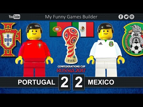 Portugal vs Mexico 2-2 • Confederations Cup Russia 2017 • 17/06/2017 • Lego Football Film