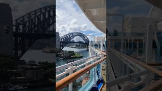 ​The BEST View of Sydney Harbour Bridge! 🛳️🇦🇺 #PrincessCruises #Sydney #short
