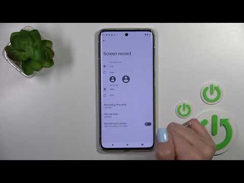 How to Change Screen Recorder Quality MOTOROLA Edge 30 Fusion - Screen Recorder Settings