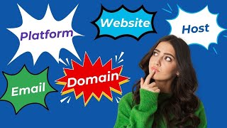 What are Domain, Email, and Website?