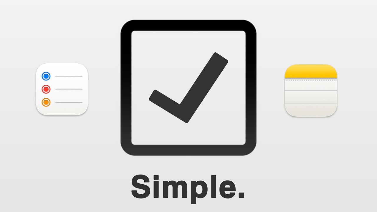 Stop Overcomplicating Your Productivity System