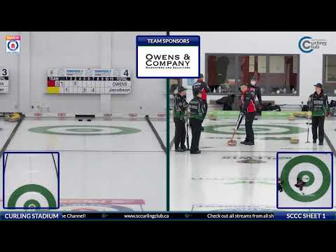 Jason Jacobson vs. James Owens - C-Qualifier - SaskTel Curling Stadium SCT Players' Championship