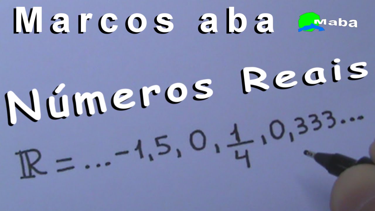 NÚMEROS REAIS - Conjuntos Numéricos