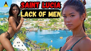 LIFE IN Saint Lucia Soufrière & Rodney Bay: LIVE HERE FOR $800 w The Most Beautiful Caribbean Women