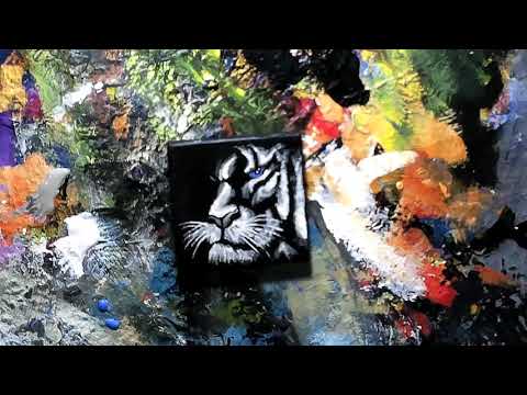 Acrylic painting Tiger