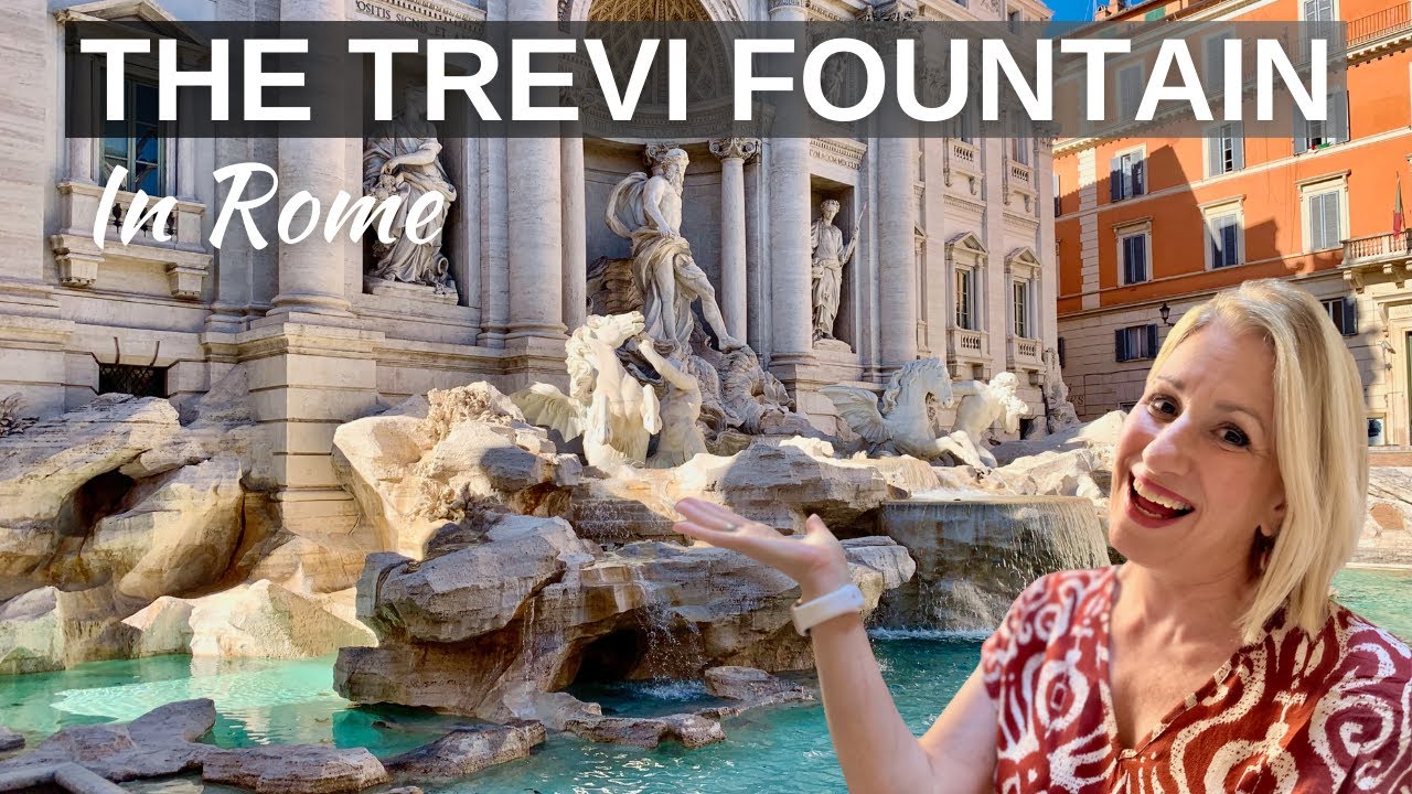 Join a traveler as she visits legendary Trevi Fountain and shares insights.