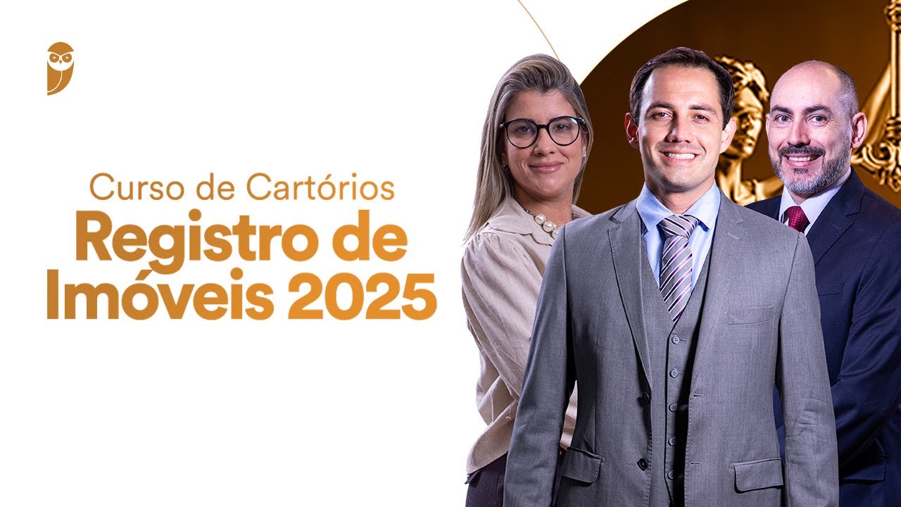 Curso de Cartórios - Registro de Imóveis 2025