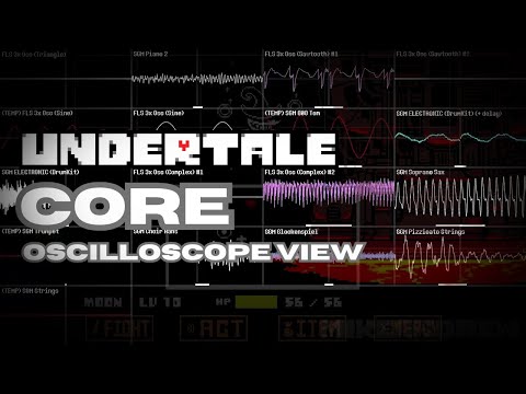 Undertale OST: 065 - CORE (Oscilloscope View)